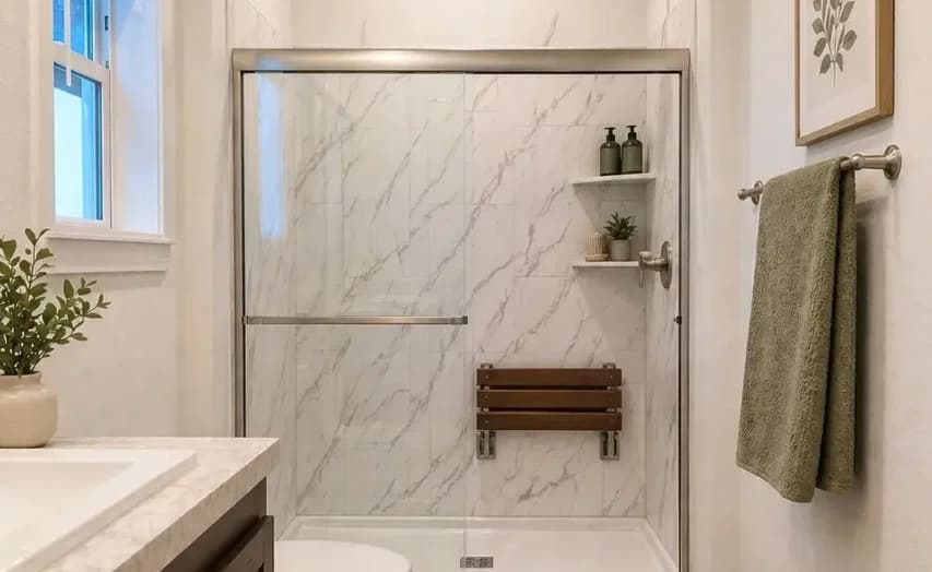 Aria bathroom home features